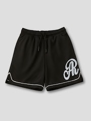Angel & Rocket Black Ace Drawcord Mesh Shorts - Image 4 of 5