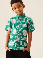 Angel & Rocket Damien City Print Shirt - Imaginea 1 din 7