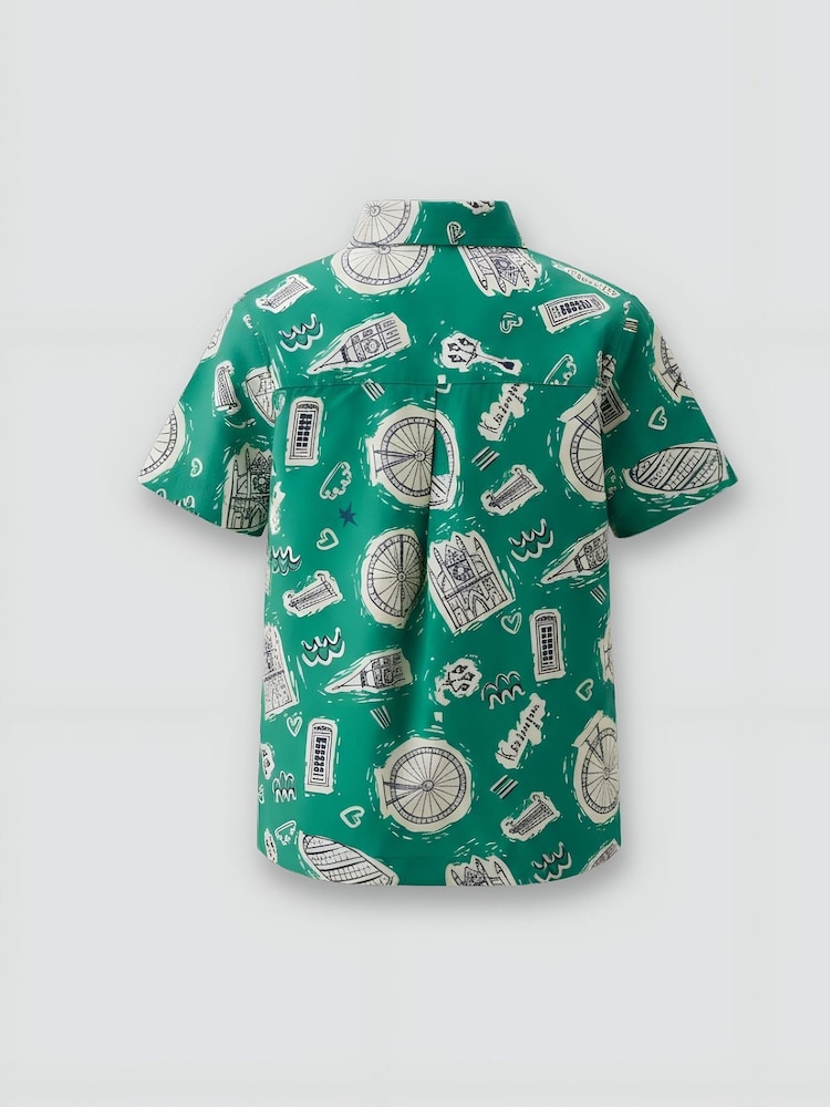 Angel & Rocket Damien City Print Shirt - Bild 10 von 10