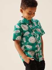 Angel & Rocket Damien City Print Shirt - Imaginea 4 din 7