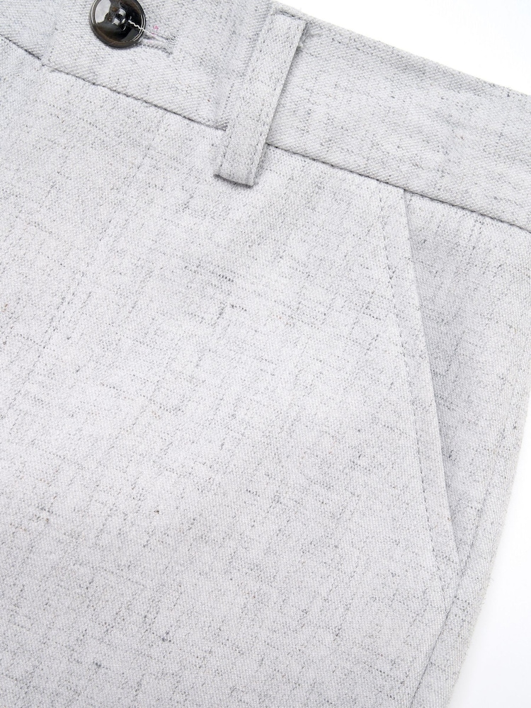 Angel & Rocket Grey Luca Melange Shorts - Image 5 of 5 Angel & Rocket Grey Luca Melange Shorts - Image 5 of 5