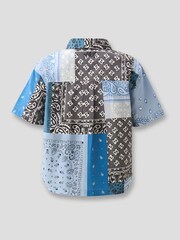 Angel & Rocket Blue Bryson Bandana Print Shirt - Image 2 of 2