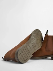 Barbour® Tan Brown Farsley Chelsea Boots - Image 3 of 4