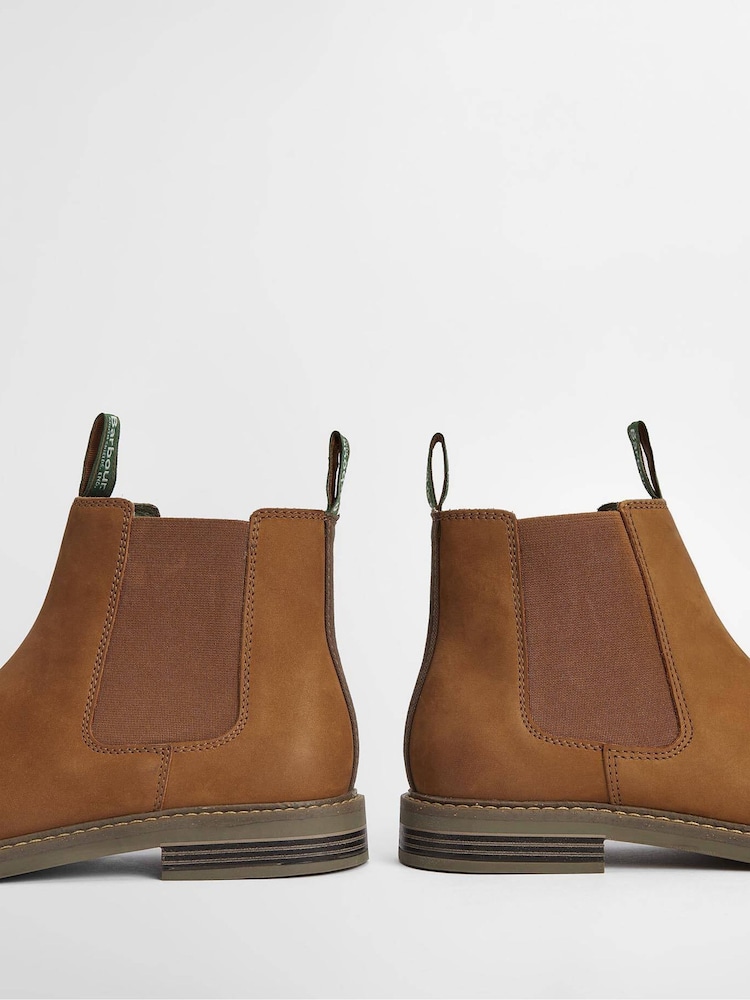 Barbour® Tan Brown Farsley Chelsea Boots - Image 4 of 4