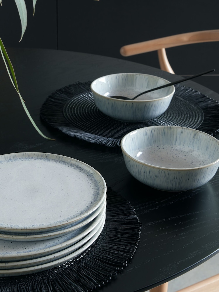 Denby 12 Piece White Aurora Dinnerware Set - Image 1 of 3