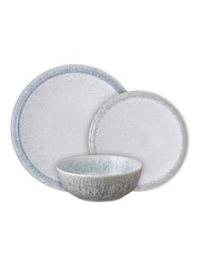 Denby 12 Piece White Aurora Dinnerware Set - Image 3 of 3