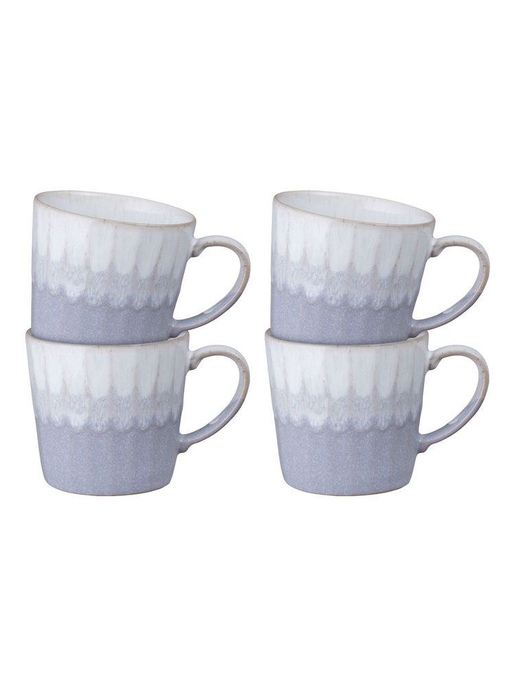 Denby Set of 4 Purple Reactive Mugs - Image 2 of 4