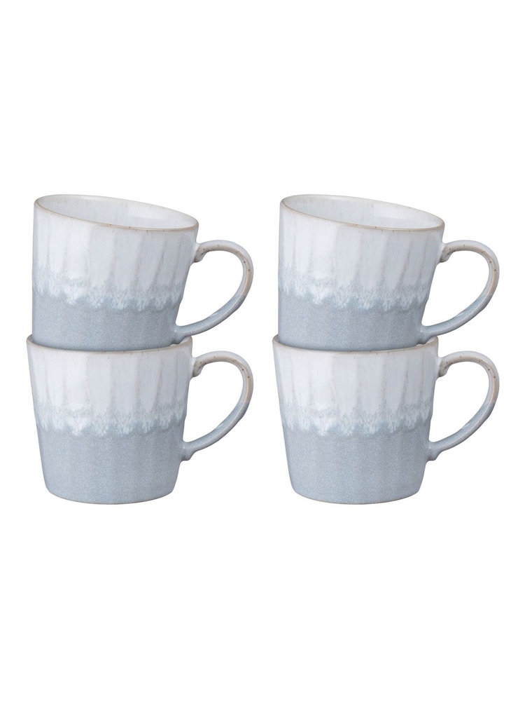Denby Set of 4 Grey Reactive Mugs - Image 2 of 4