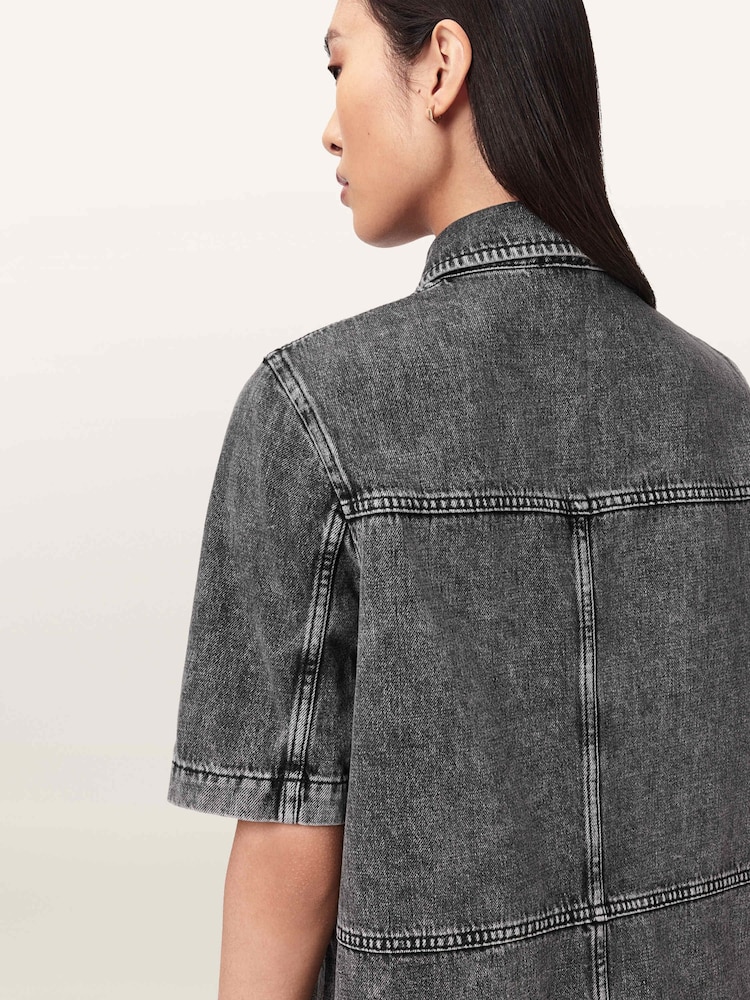 AllSaints Rock Denim Dress - Imaginea 2 din 8