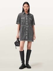 AllSaints Rock Denim Dress - Imaginea 6 din 8