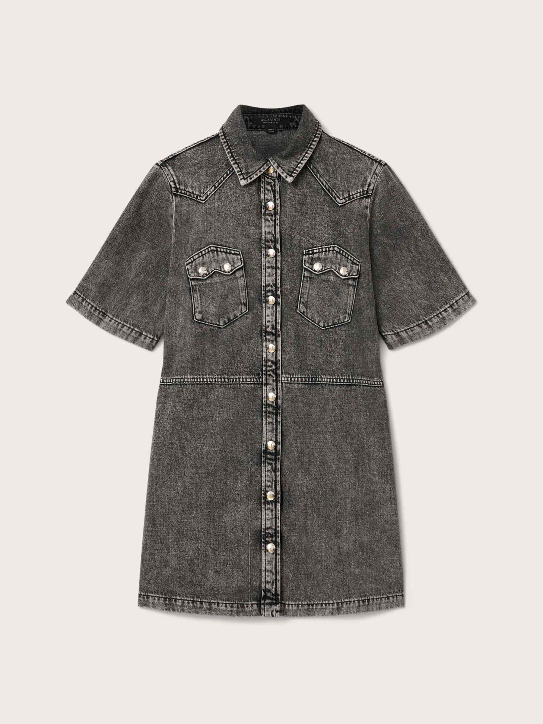 Buy AllSaints Grey Rock Denim Dress from the Next UK online shop