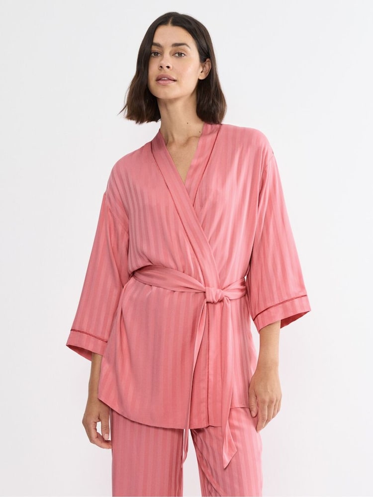 Triumph Natural Amourette Jacquard Robe Top - Image 1 of 5