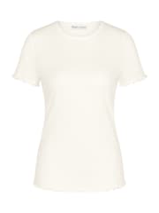 Triumph Cream Mix & Match Pointelle Short Sleeved Top - Image 5 of 5