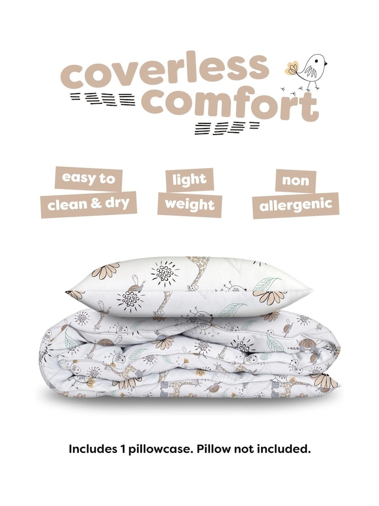 Slumberdown Coverless Kids Animal Print 4.5 Tog Duvet - Image 6 of 6