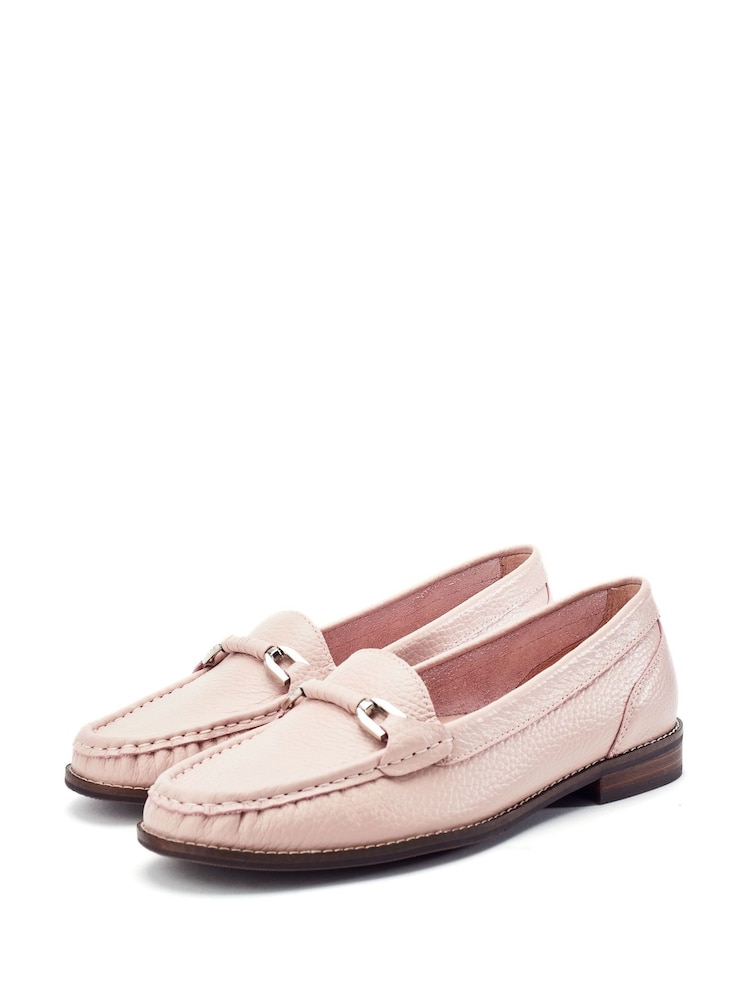 粉色 - Moda in Pelle Emella Smart Snaffle Trim Loafers - 圖片 2/4