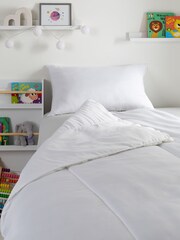 Slumberdown White 4.5 Tog Kids Single Anti Allergy Bedset - Image 1 of 4