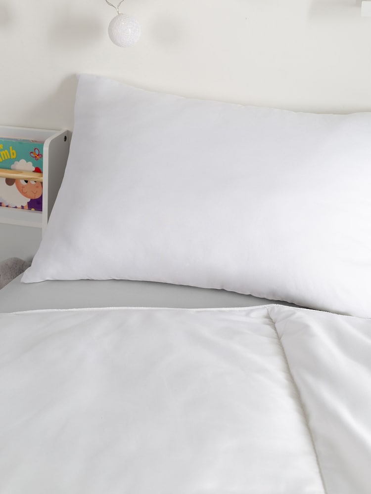 Slumberdown White 4.5 Tog Kids Single Anti Allergy Bedset - Image 4 of 4