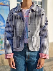 Yumi Gingham Frill Collar Jacket - Image 4 of 5