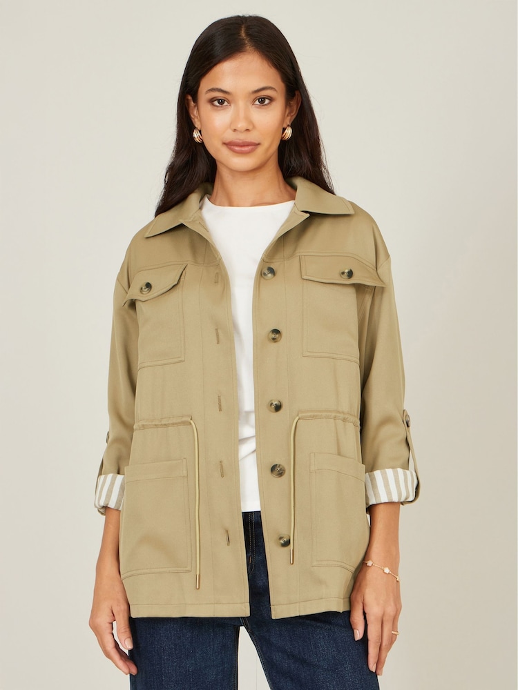 Yumi Utility-jakke med snøring - Bilde 1 av 5