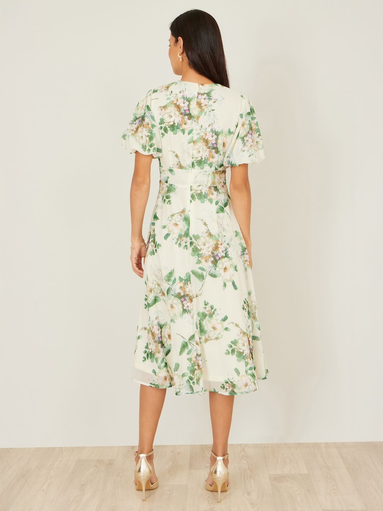 كريم - فستان نهاري مورد من Yumi مع أربطة أمامية - Image 4 of 4