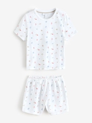 The White Company Cotton Beach Scene Relaxed Shortie Pyjamas - Image 5 of 5