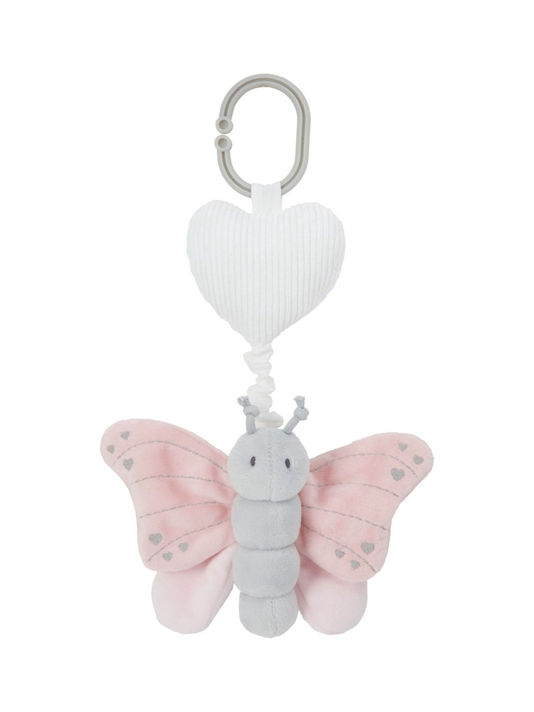 The White Company Pink Butterfly Musical Pull - Image 4 of 4 The White Company Pink Butterfly Musical Pull - Image 4 of 4