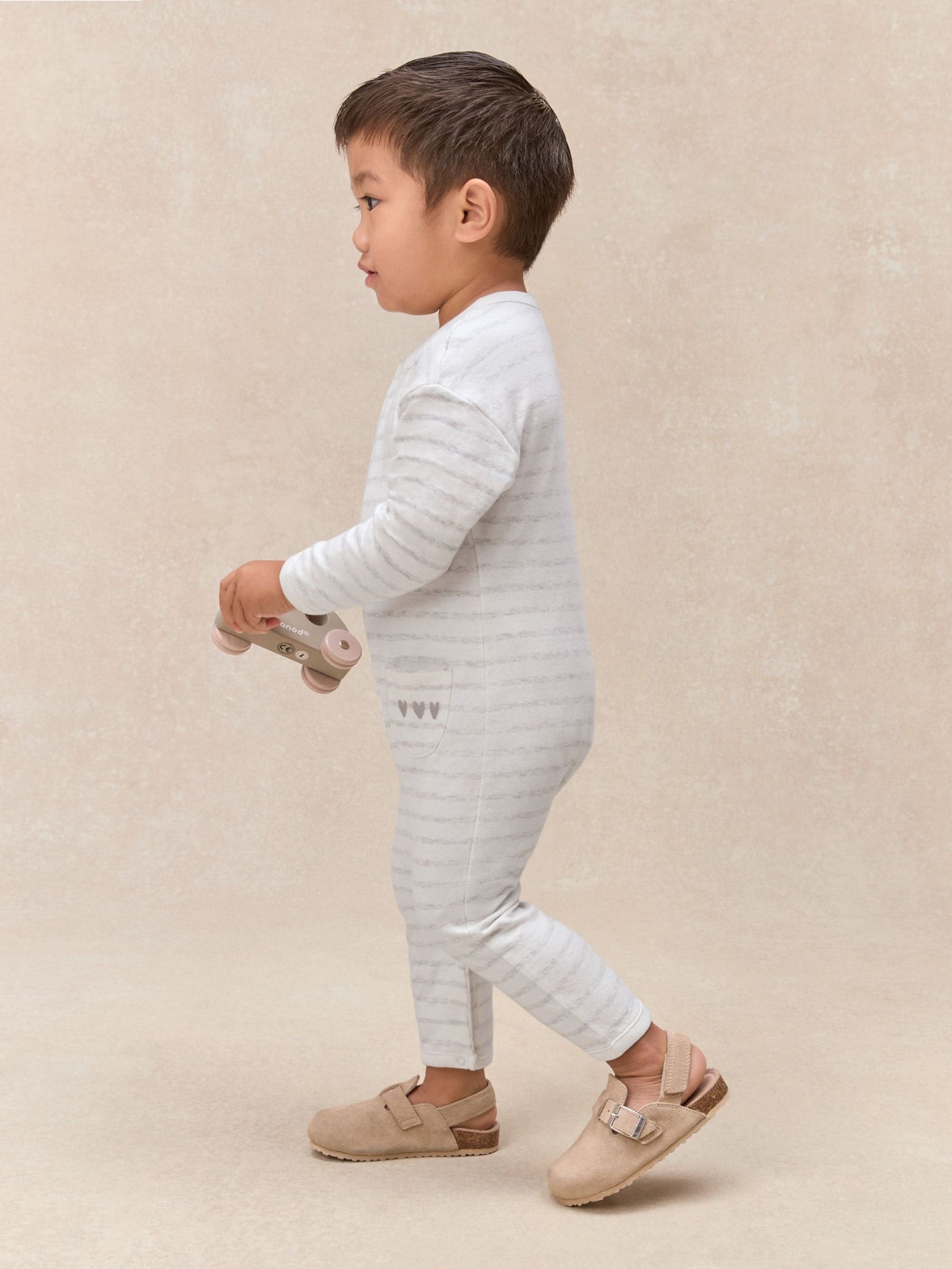Buy The White Company White Cotton Stripe Romper from Next Romania