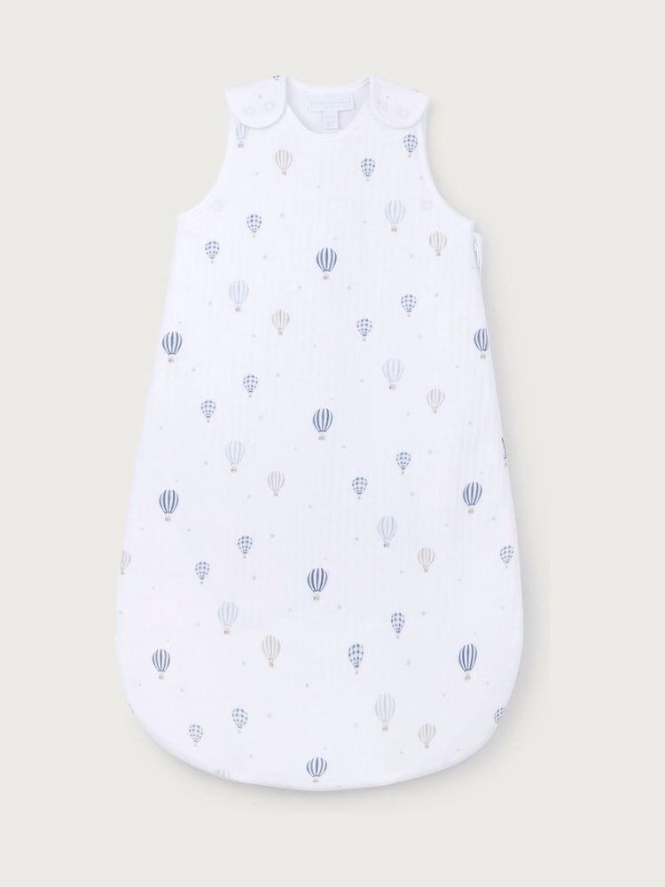 The White Company White Cotton Blend Hot Air Balloon Quilted Sleeping 2.5 Tog Bag - Image 1 of 4