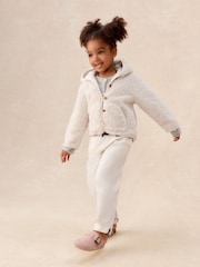 The White Company Cream Borg Jacket - Image 3 of 5