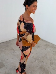 بني - فستان Tilly Sunshine من Never Fully Dressed - Image 3 of 4