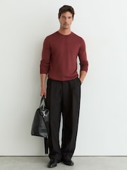 Reiss Rooibos Red Wessex Jumper - Image 4 of 6