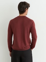 Reiss Rooibos Red Wessex Jumper - Image 5 of 6