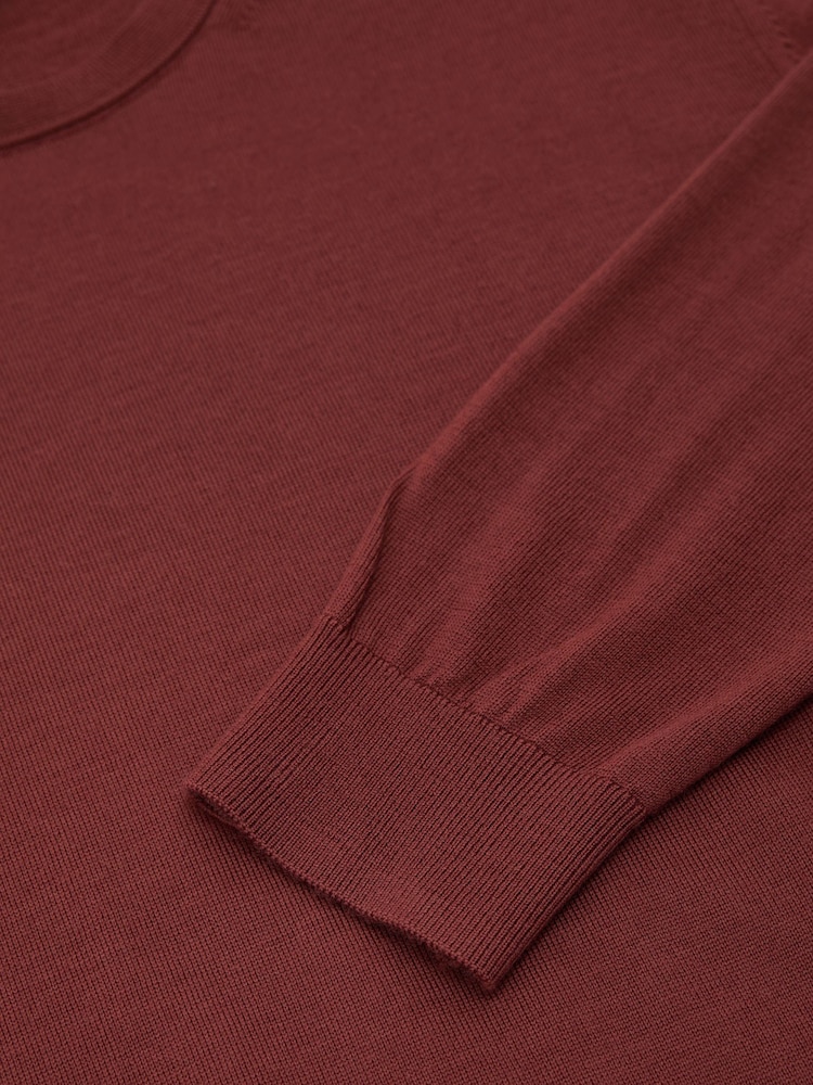 Reiss Rooibos Red Wessex Jumper - Image 6 of 6 Reiss Rooibos Red Wessex Jumper - Image 6 of 6