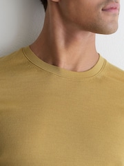 Reiss Yellow Wessex Merino Wool Crew-Neck Jumper - Image 3 of 6