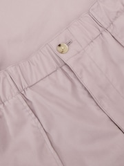 Rosa - Pantalones Reiss Snap de mezcla de algodón ligeros y corte ajustado. - Imagen 6 de 6