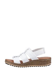 Hush Puppies White Eden Wide Fit Sandal - Image 2 of 5