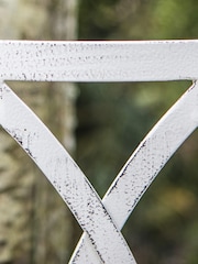 Gallery Home White Alton Outdoor Tree Bench Seat Gatehouse - Image 3 of 4