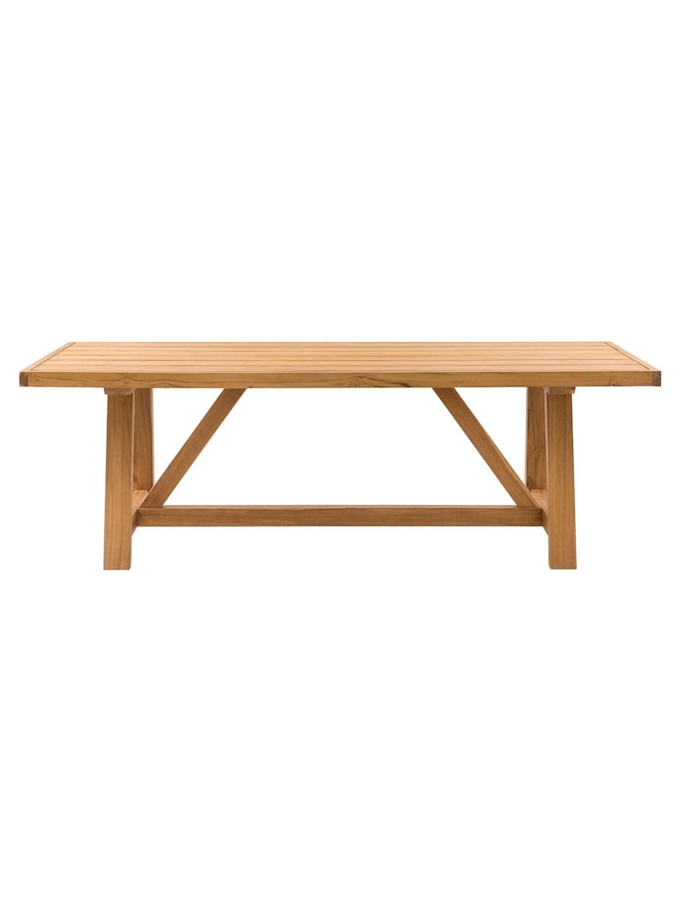 Gallery Home Natural Cheltenham Rectangle Garden Dining Table - Image 5 of 5 Gallery Home Natural Cheltenham Rectangle Garden Dining Table - Image 5 of 5