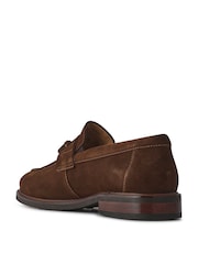 Jones Bootmaker Brown Suede Rodrigo Wide-Fit Leather Tassel Loafers - Image 3 of 5