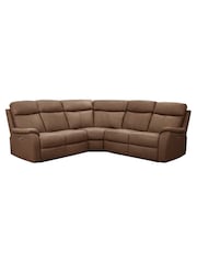 Aspire Furniture Tan Kingsmere Corner Power Recliner Sofa - Image 3 of 6