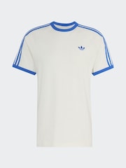 adidas Originals White 3-Stripes T-Shirt - Image 6 of 6