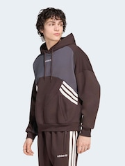 adidas Originals Brown Cutline Hoodie - Image 1 of 6