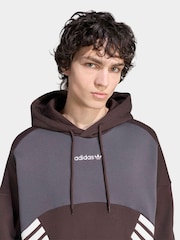 adidas Originals Brown Cutline Hoodie - Image 4 of 6