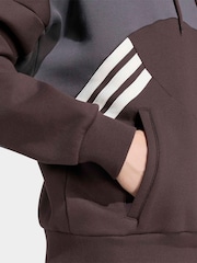 adidas Originals Brown Cutline Hoodie - Image 5 of 6