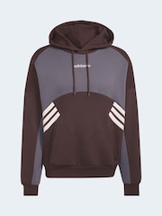 adidas Originals Brown Cutline Hoodie - Image 6 of 6