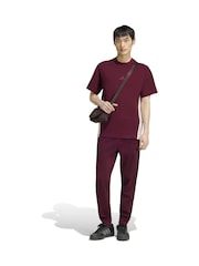 adidas Red Adidas Kit 3-Stripes Loose T-Shirt - Image 3 of 6