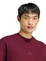 adidas Red Adidas Kit 3-Stripes Loose T-Shirt - Image 5 of 6