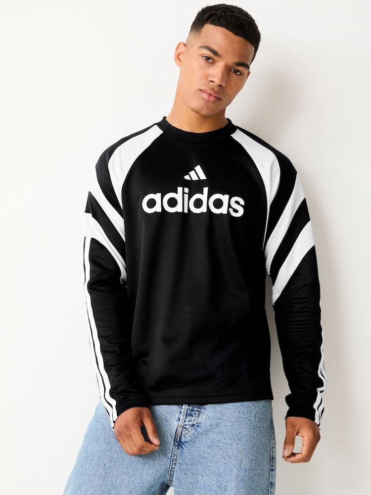 adidas Black House Of Tiro Long Sleeve Jersey - Image 1 of 5