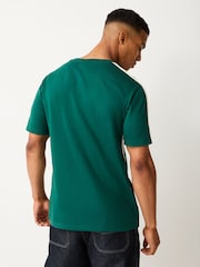 adidas Green Seasonal Essentials Colorblock T-Shirt - Image 3 of 5