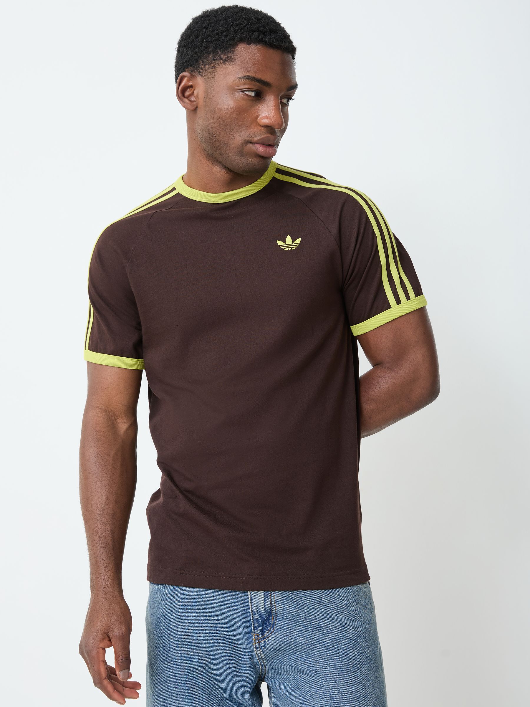 Satın al Kahverengi - adidas originals 3-Çizgi Tişört Next Turkey